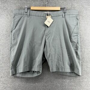 Faherty Island Life Chino Shorts Men Size 40 Gray Casual Organic Cotton NEW $118